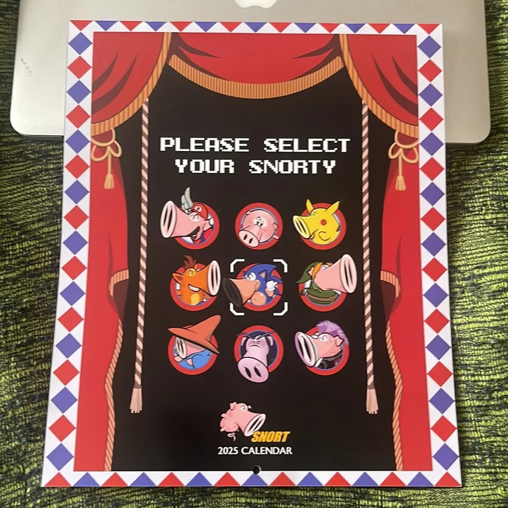 2025 collectible SNORT Calendar